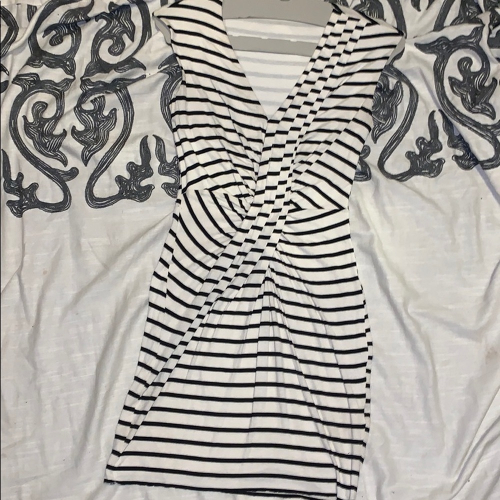 Bailey44 (XS) Striped Knit Dress